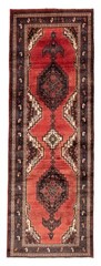 3’7″ x 9’11” Vintage Hand-knotted Runner Rug Traditional Oriental Wool Carpet