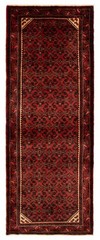 3’8″ x 10’0″ Vintage Hand-knotted Runner Rug Traditional Oriental Wool Carpet
