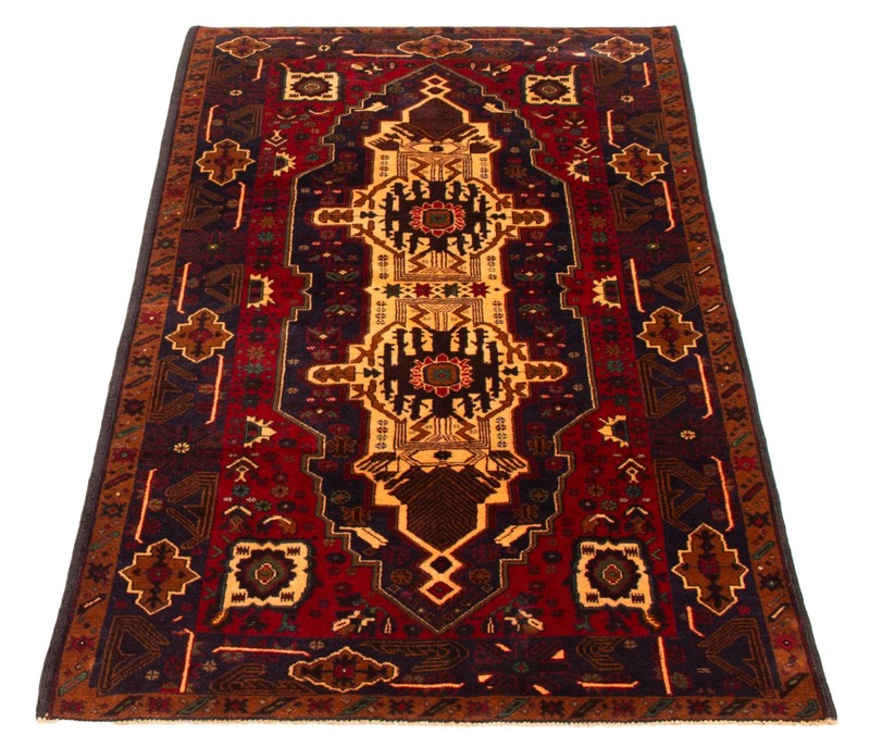Traditional Vintage Hand-Knotted Area Rug 3'10" x 6'9" Oriental Wool Carpet gallery