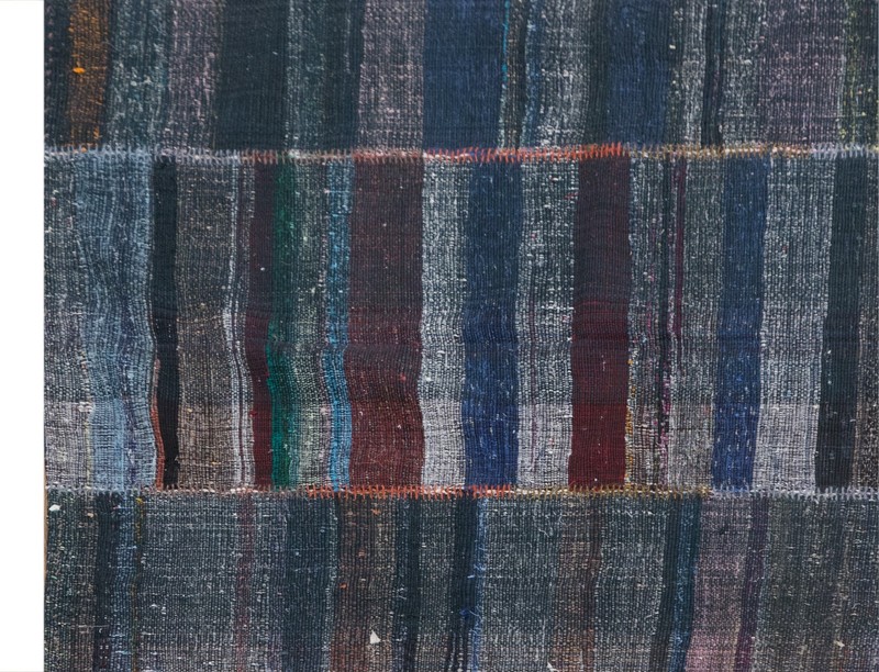 Handmade 1960s Minimalist Turkish Kilim 178×290 cm (5.8×9.5 ft) | VintageRug gallery