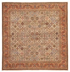 Traditional Vintage Hand-Knotted Area Rug 7’10” x 8’0″ Oriental Wool Carpet