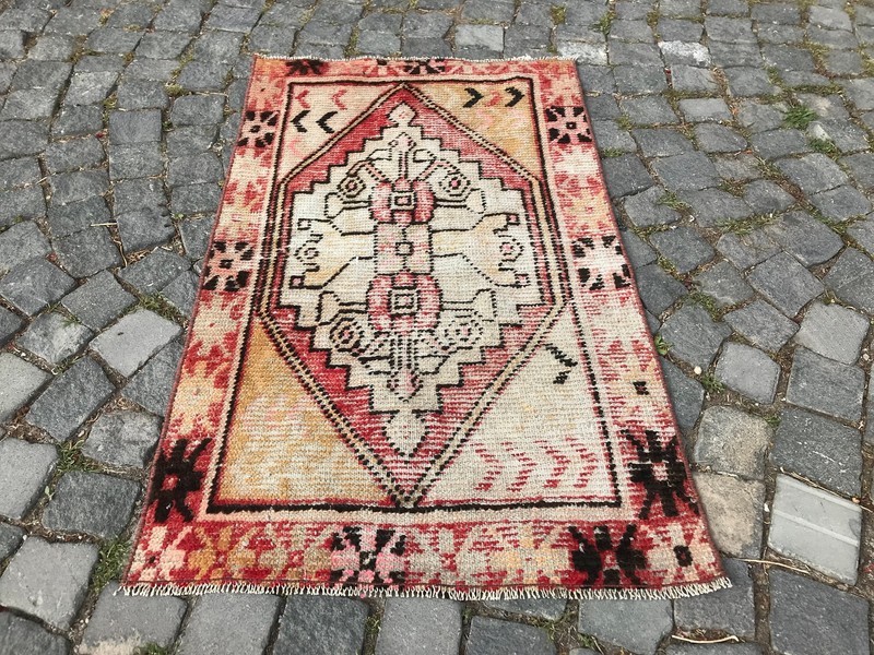 Handmade Rug Turkish Area Rug Vintage Rug Oushak Rug Antique Rug Bohemian Rug gallery