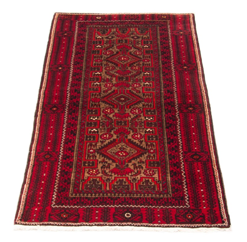Vintage 3'5" x 6'11" Traditional Hand Knotted Vegetable Dye Wool Area Rug gallery