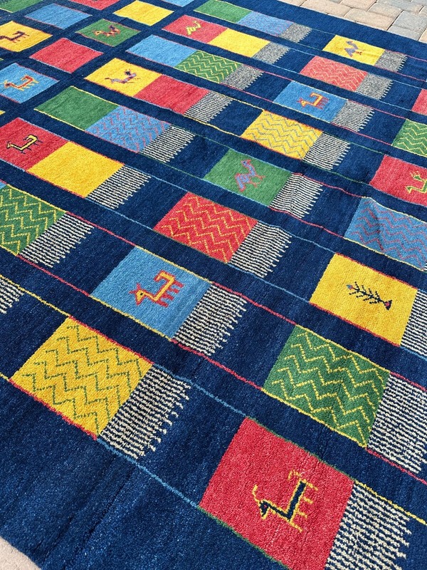 Fine Quality Handmade Nepalese Tibetan Area Rug,Charming Animal Motifs, 8x11 gallery