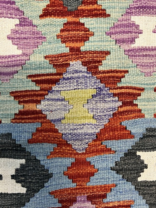 Vintage Kilim Traditional Hand Made Oriental Wool Kilim 5ftx3.2ft 152cmx101cm gallery