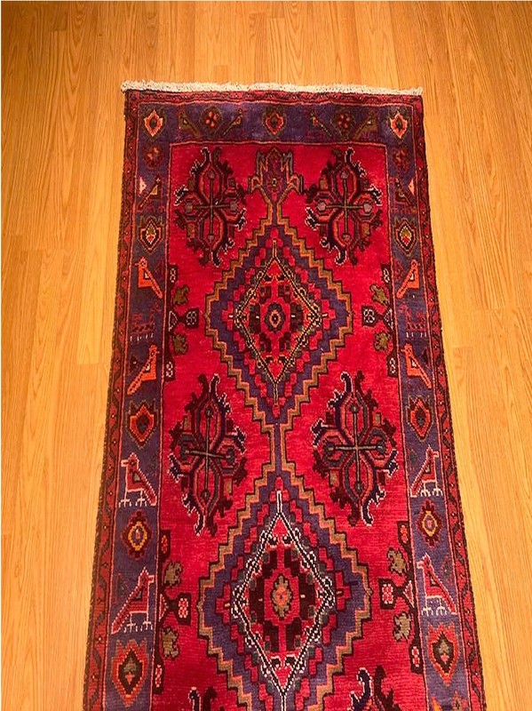 3.2 x 10 Handmade Village Made One Of A Kind Hallway Runner . Natural Dyes Wool gallery