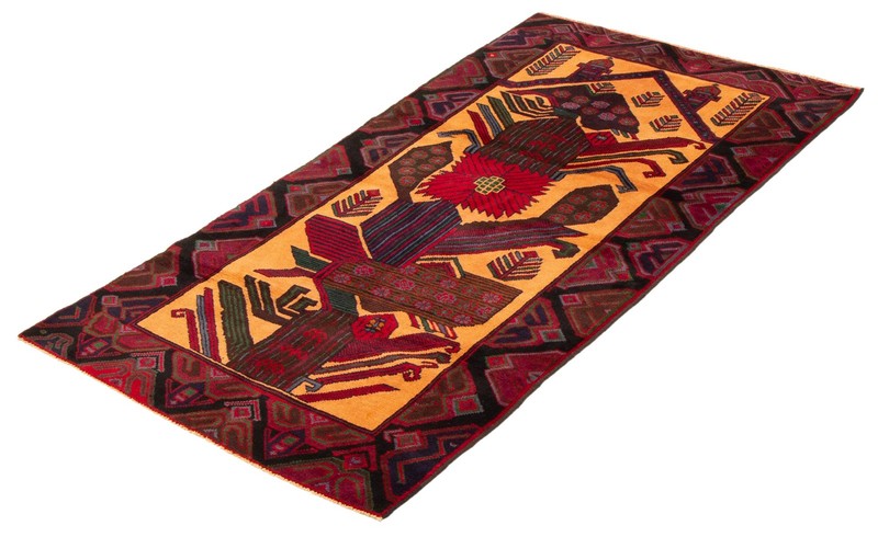Traditional Vintage Hand-Knotted Area Rug 3'3" x 6'4" Oriental Wool Carpet gallery