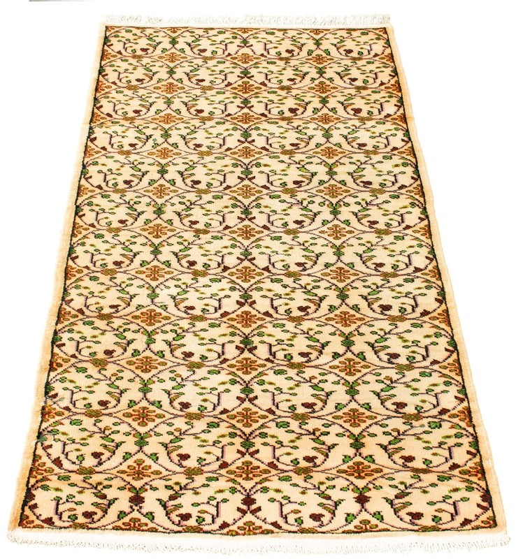 Vintage Hand-Knotted Carpet 5'1" x 9'0" Traditional Oriental Wool Area Rug gallery