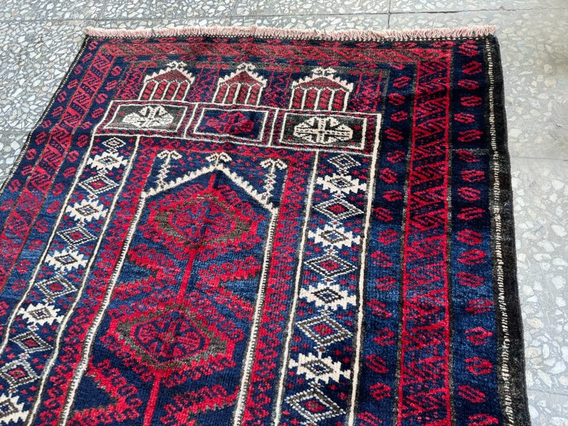3x4 ft Antique Afghan Hand Knotted Area Rug Traditional Turkmen Oriental Carpet gallery