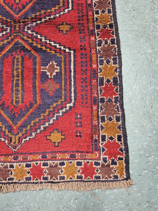 Handmade Tribal Wool Rug(2.9X4.6) gallery