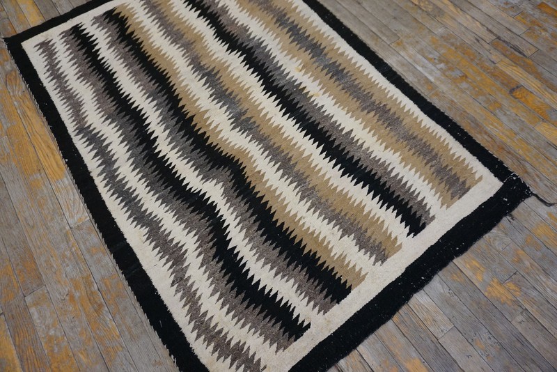 3'x5' Antique Allover Geometric Wool Flat Weave Multicolor Jewel Tones 1935 Rug gallery