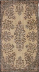Vintage Hand-Knotted Area Rug 5’5″ x 9’10” Traditional Oriental Wool Carpet