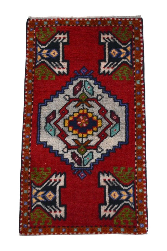 Hand Knotted Turkish Rug Small Rug, Door mat, Kitchen Rug Entry Decor 2x3 ft apr gallery