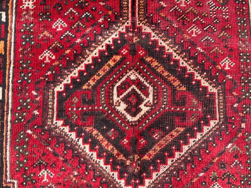 3'5x4'10 ft Vintage Handwoven Persian Inspired Tribal Rug, Bohemian Home Decor gallery