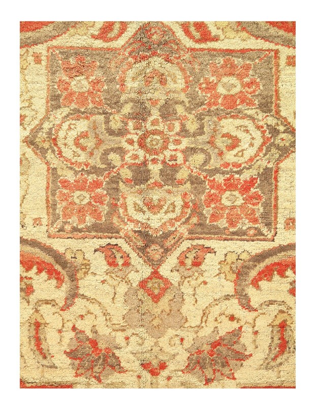 Rust Original Antique Turkish Oushak 9'6'' X 12'6'' gallery