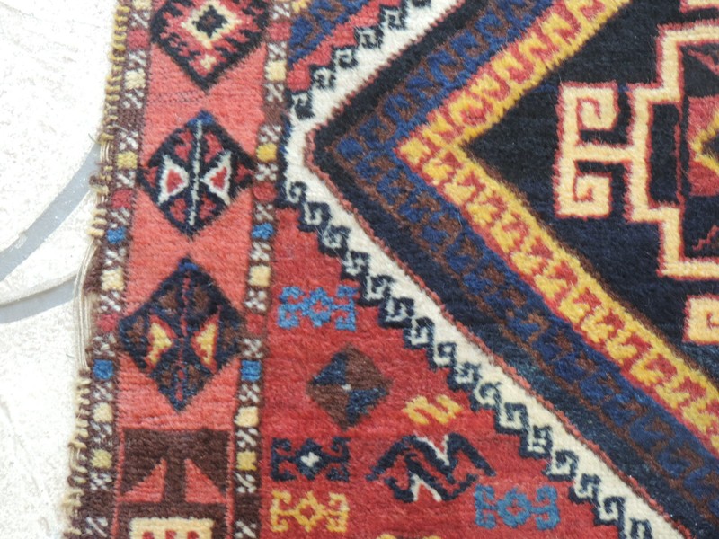 33" x 35" Antique Almost Square Caucasian Turkish Fragment gallery