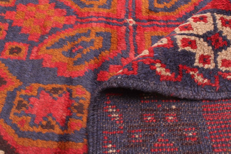 Vintage 3'6" x 6'4" Traditional Hand Knotted Vegetable Dye Wool Area Rug gallery