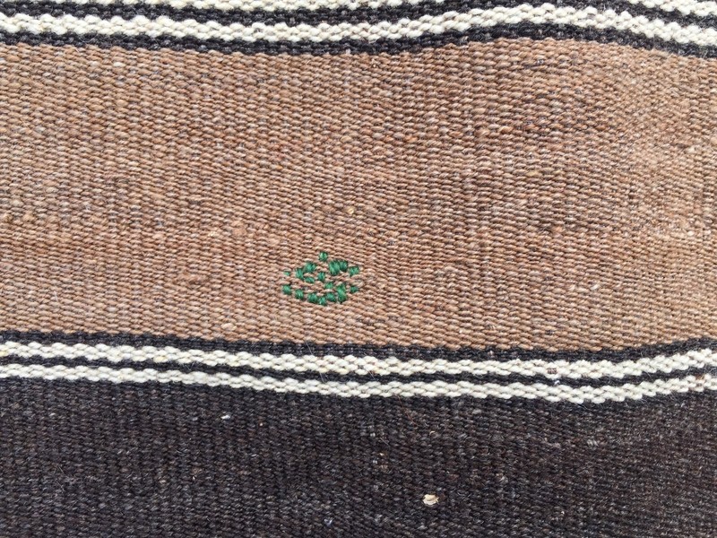 Vintage Turkish Kilim Kelim Rug 360x170cm shabby chic wool, country home, boho gallery