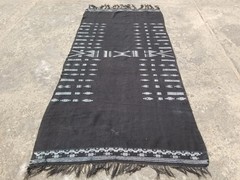 Vintage Traditional Handmade Tunisian Bakhnoug Wedding Shawl 6.5×3.1 ft