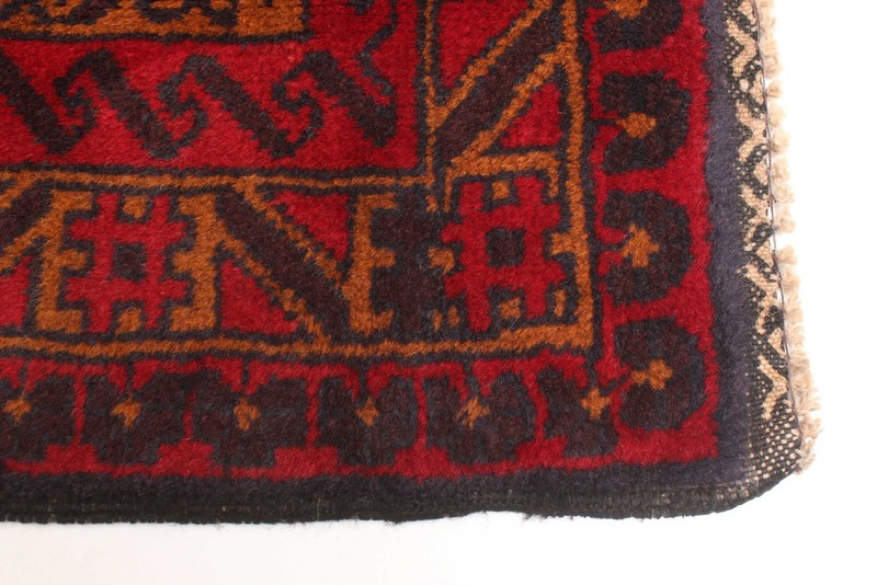 Vintage 3'10" x 6'5" Traditional Hand Knotted Vegetable Dye Wool Area Rug gallery