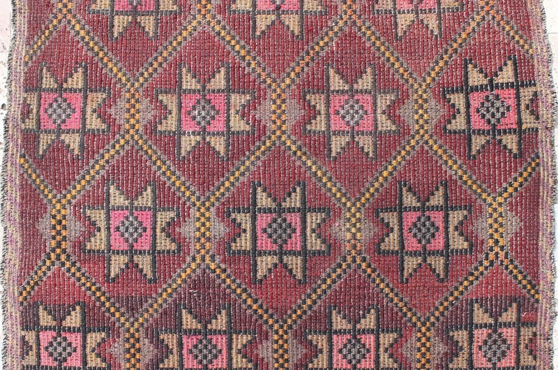Turkish Kilim Rug 36''x55'' Hand Woven Adana Cicim Kilim 93x140cm Area Rug Wool gallery
