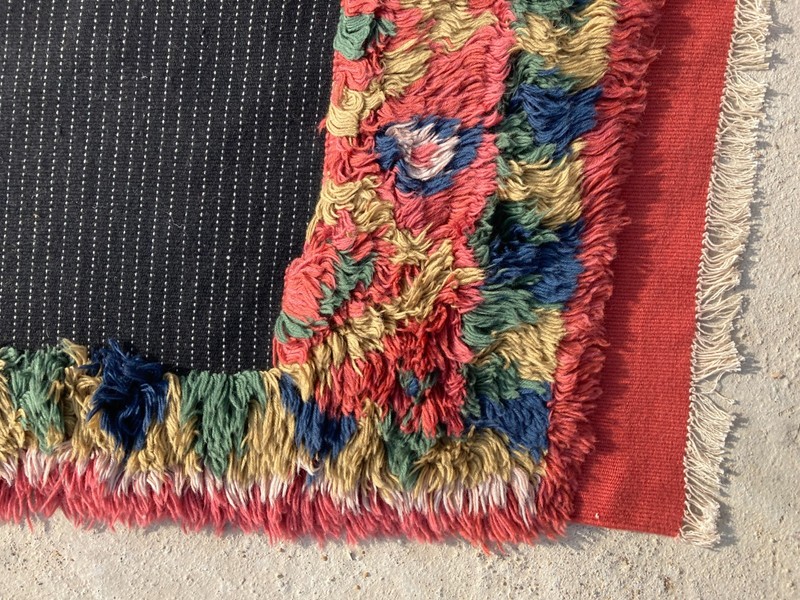 Vintage Handmade Traditional Lovely Moroccan Kilim Floor Rug Carpet 217x138 cm gallery