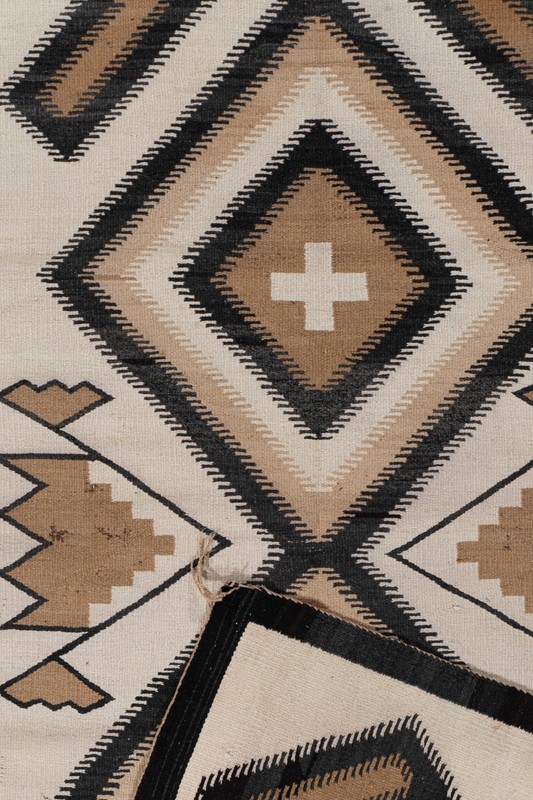 Antique Navajo Rug 3'7 X 6'9 E21581 gallery