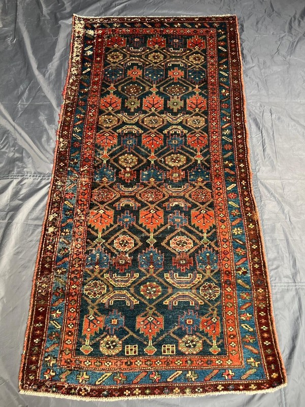 COLLECTORS' ITEM Antique Stunning Above 100 Years Old Karadagh Azerbaijan Carpet gallery