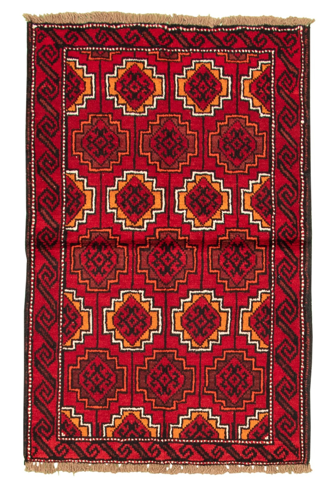 Vintage Traditional Hand-Knotted Area Rug 3'6" x 5'4" Oriental Wool Carpet gallery