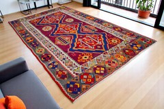 Turkish Rug Handmade Oversize Kilim Rug Living Room Decor Area Rug 8×13 Rug aprx