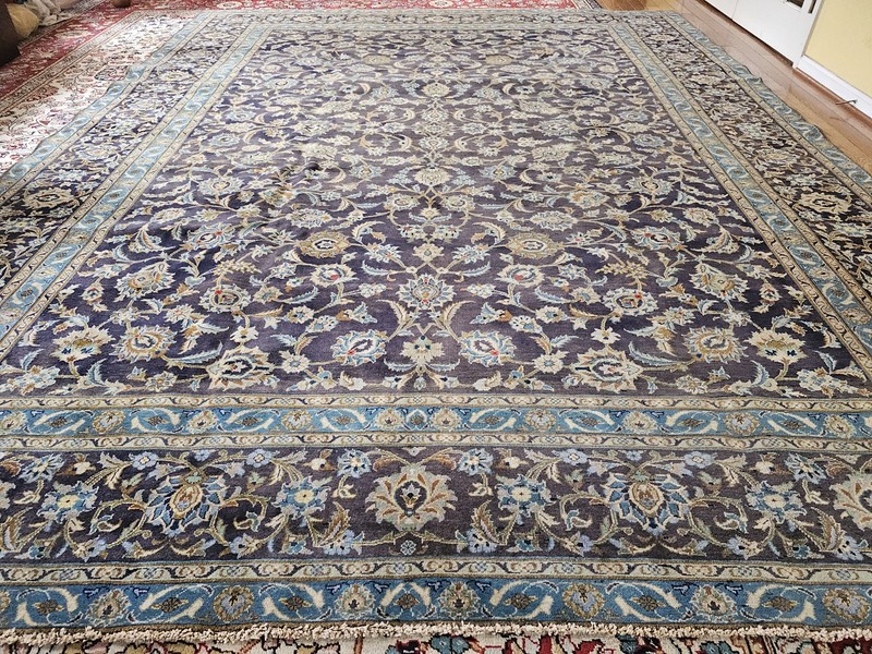 9.7 x 12.4 ANTIQUE FINE USHAK RUG CAUCASIAN VINTAGE SERAPI HERIZ KAZAK gallery