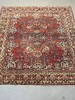 7.11 X 10 Antique vintage Sarouk Circa 1920 estate rug. Professionally Washed gallery