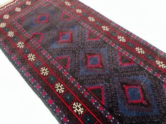 2’7 X 9’6 ft Vintage Stunning Zanjiri Tribal Belouch Nomadıc Hallway Runner