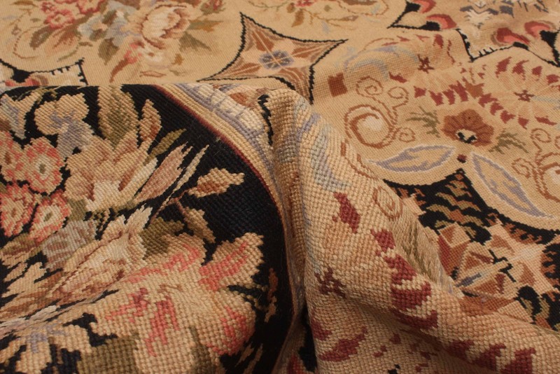 Vintage Hand Woven Area Rug 6'0" x 8'11" Traditional Wool Oriental Carpet gallery