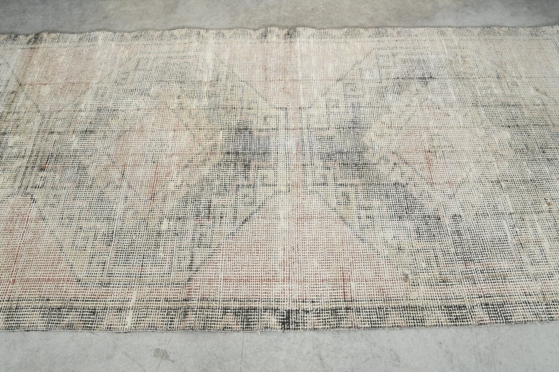 3x7 runner, small turkish rug, hand-knotted vintage oushak rug wool carpet,313 gallery