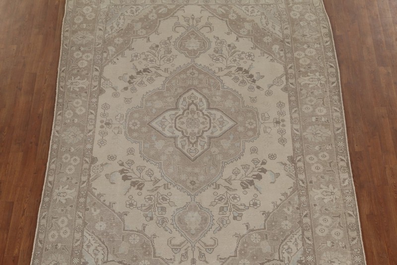 Distressed Wool Traditional Muted Rug 6x9 Handmade Living Room Dining Carpet gallery