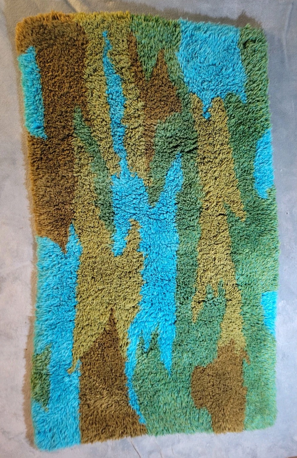 Vintage RYA Mid-century Decor 60s shag rug excellent condition 61×36 gallery