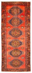 3’10” x 9’6″ Vintage Hand-knotted Runner Rug Traditional Oriental Wool Carpet