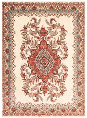 Vintage 9’3″ x 13’1″ Traditional Hand Knotted Vegetable Dye Wool Area Rug