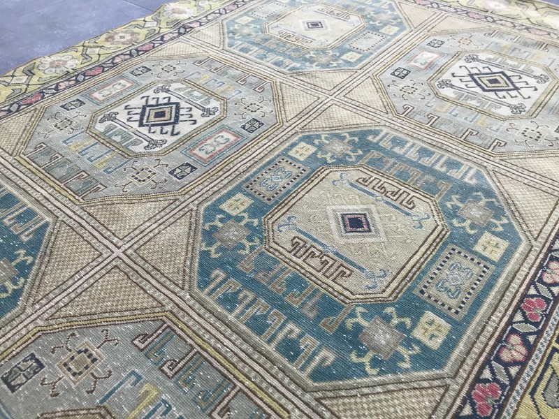 Handmade Rug Turkish Area Rug Vintage Rug Oushak Rug Antique Rug Bohemian Rug gallery