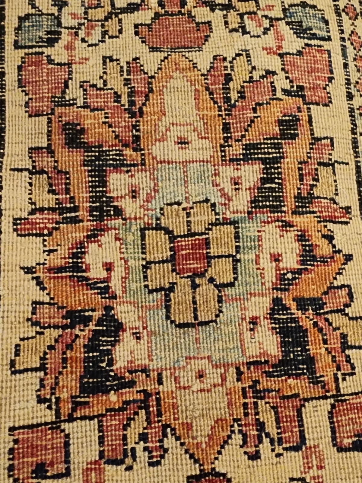 Handmade Antique/Vintg Turkish Kilim Rug Decor Pillow 17x17 Wool/Velvet Backing gallery