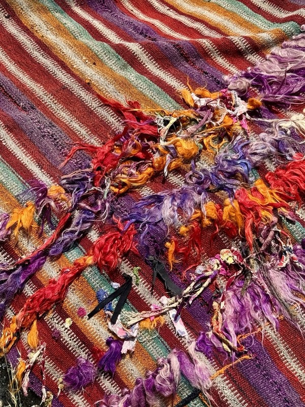 Shamanic Kilim Textile From Konya Cihanbeyli Made by Yörük Nomads - 133cm x 97cm gallery