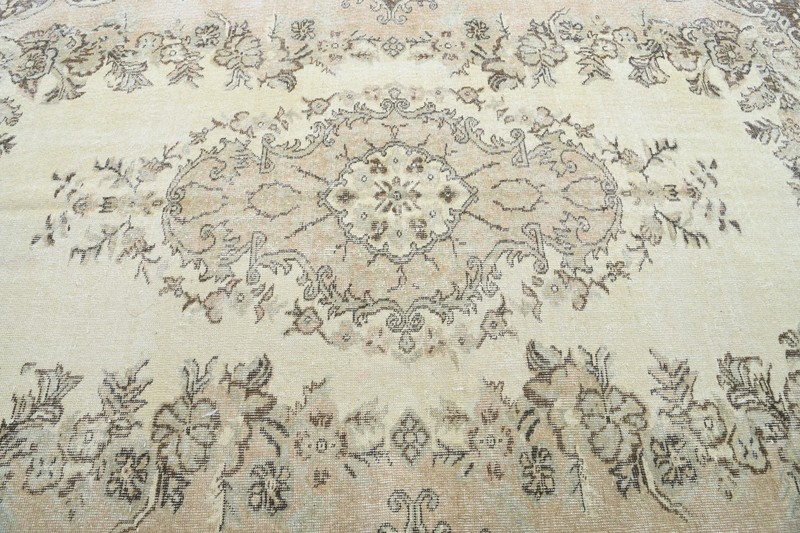 6x9 ft rug, antique turkish carpet vintage oushak rug hand-knotted small rug,420 gallery