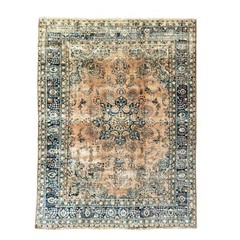 VINTAGE & CLEANED TERBIZ RUG HAND MADE EASTERN WOOL TRIBAL CARPET 12’5″ x 9’2″