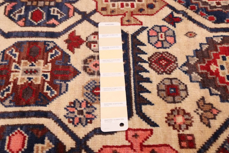 Vintage Hand-Knotted Area Rug 4'3" x 6'11" Traditional Oriental Wool Carpet gallery