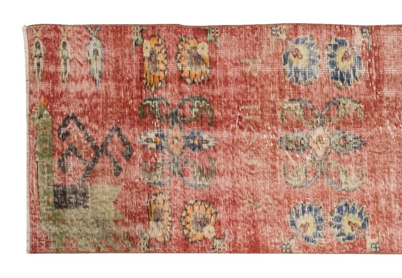Vintage Runner,Oushak Rug,Floor Rug,2'2 X 9'5 feet Runner Rug,Turkish Runner gallery