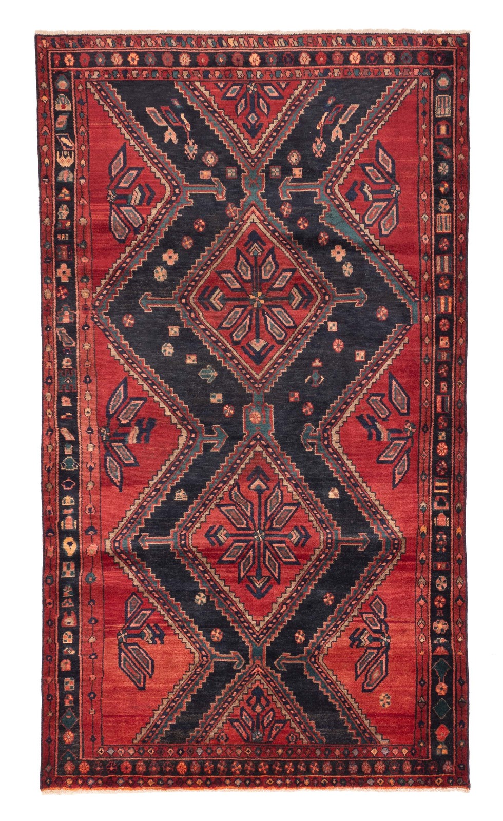 Traditional Vintage Hand-Knotted Area Rug 4'9" x 8'6" Oriental Wool Carpet gallery