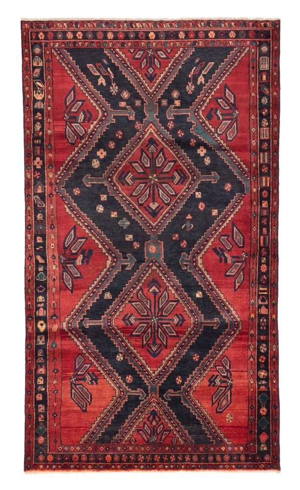 Traditional Vintage Hand-Knotted Area Rug 4'9" x 8'6" Oriental Wool Carpet