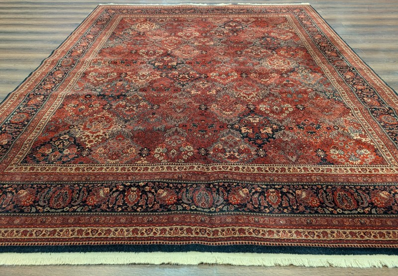 Couristan Rug 8x10, Belgium Power Loomed Carpet, Multicolor Panel Kirman, Wool gallery