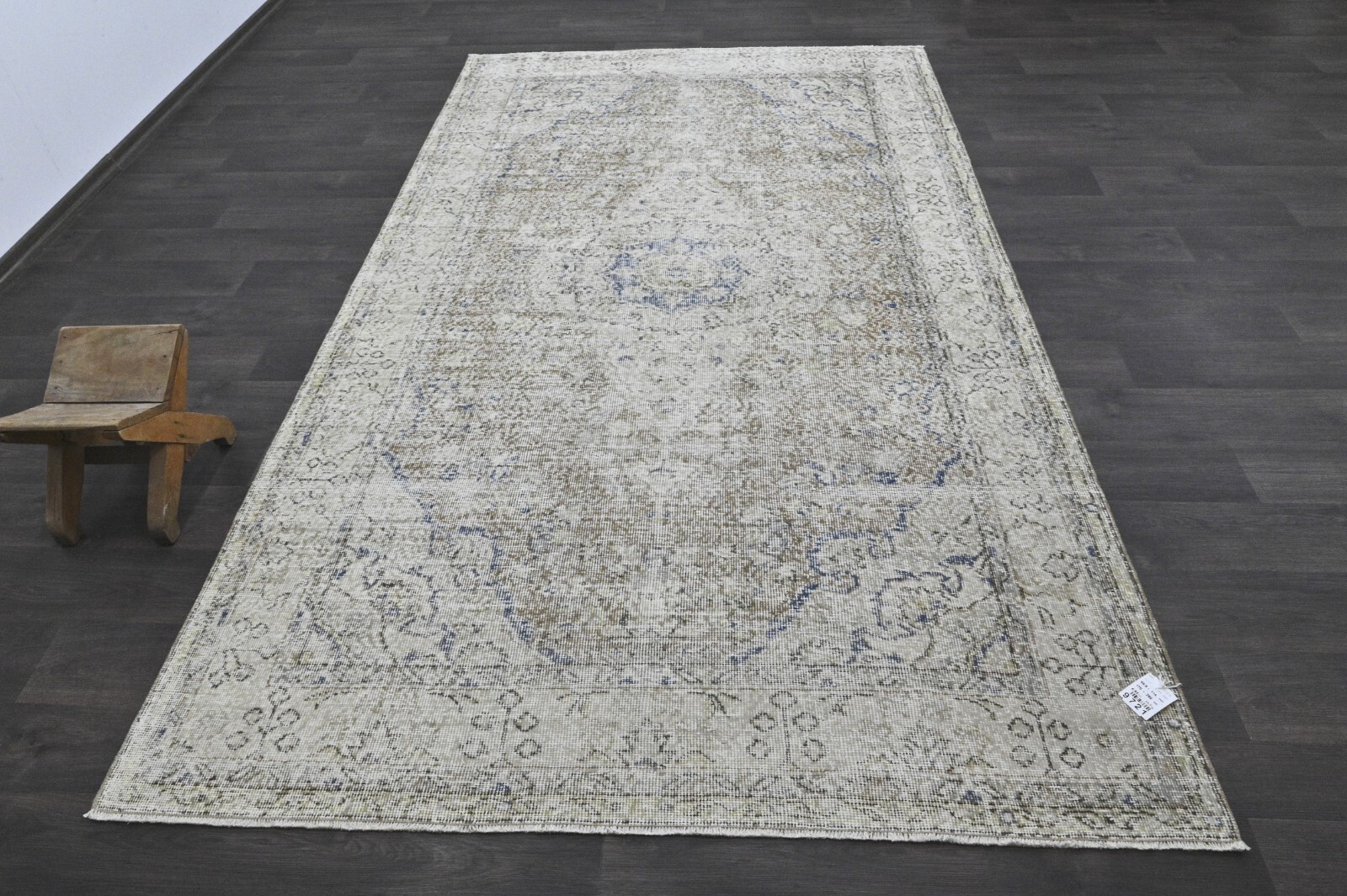 Oushak Turkish Vintage Rug 5x9 Kilim Rug Anatolian Handmade Boho Decor BROWN gallery
